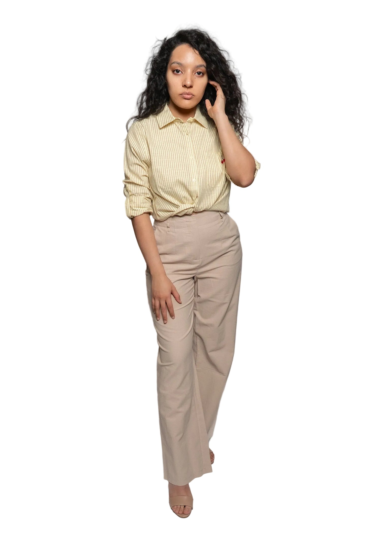 Camisa rayada casual Cherry