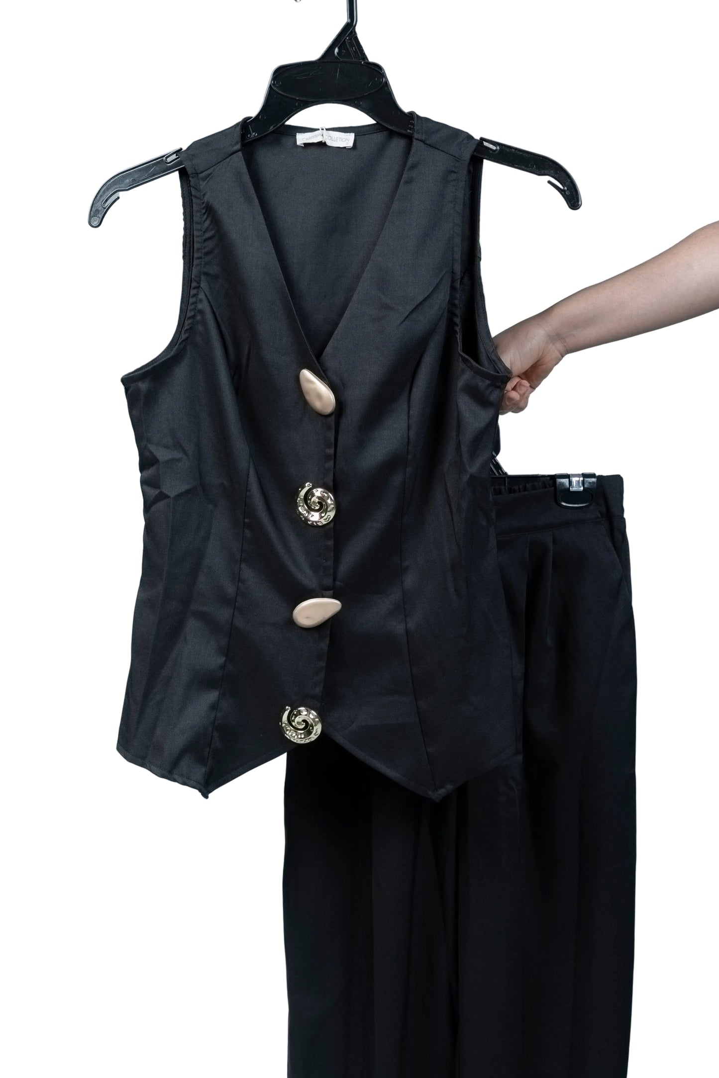 Traje de dos piezas con botones