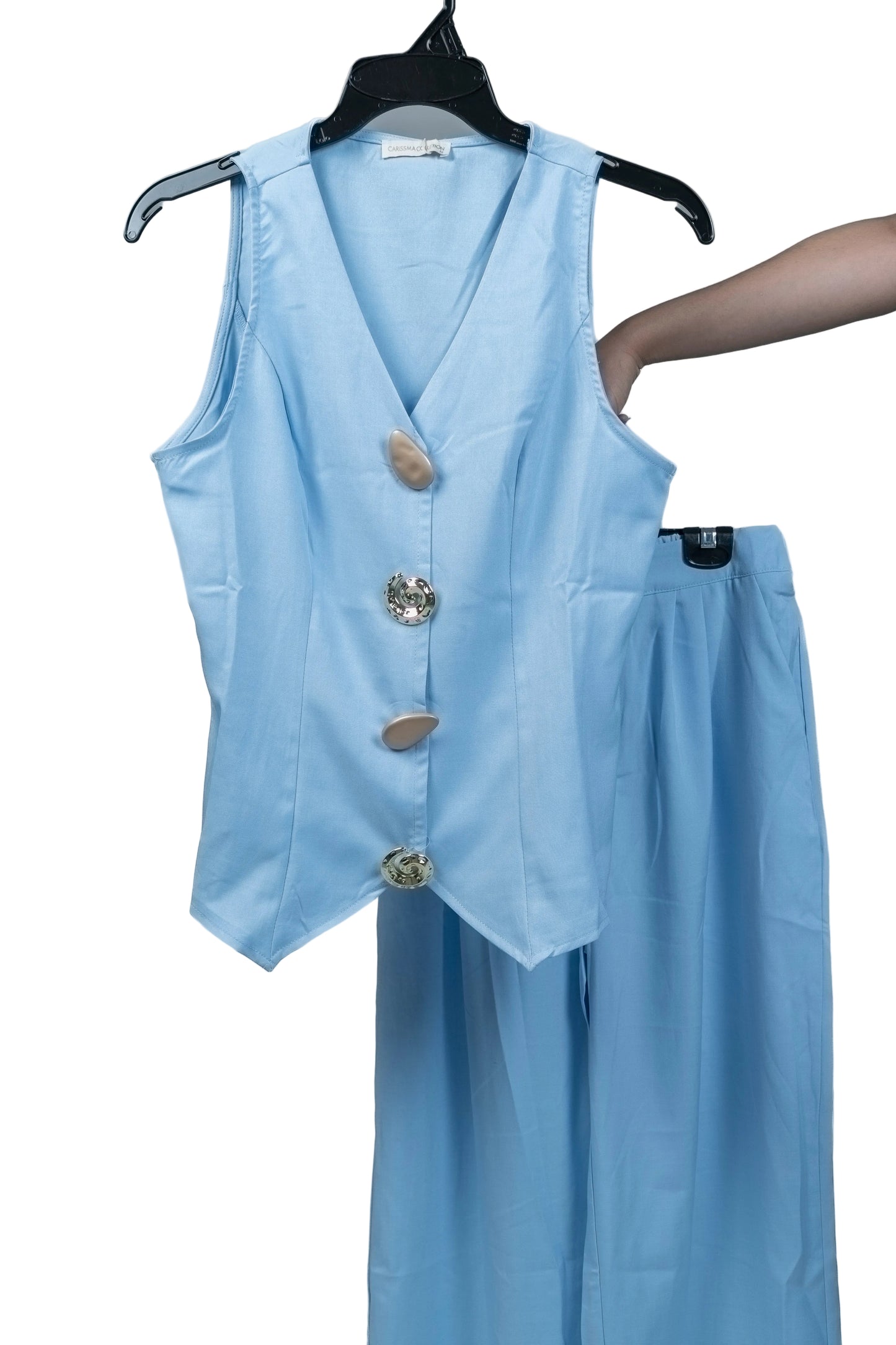 Traje de dos piezas con botones